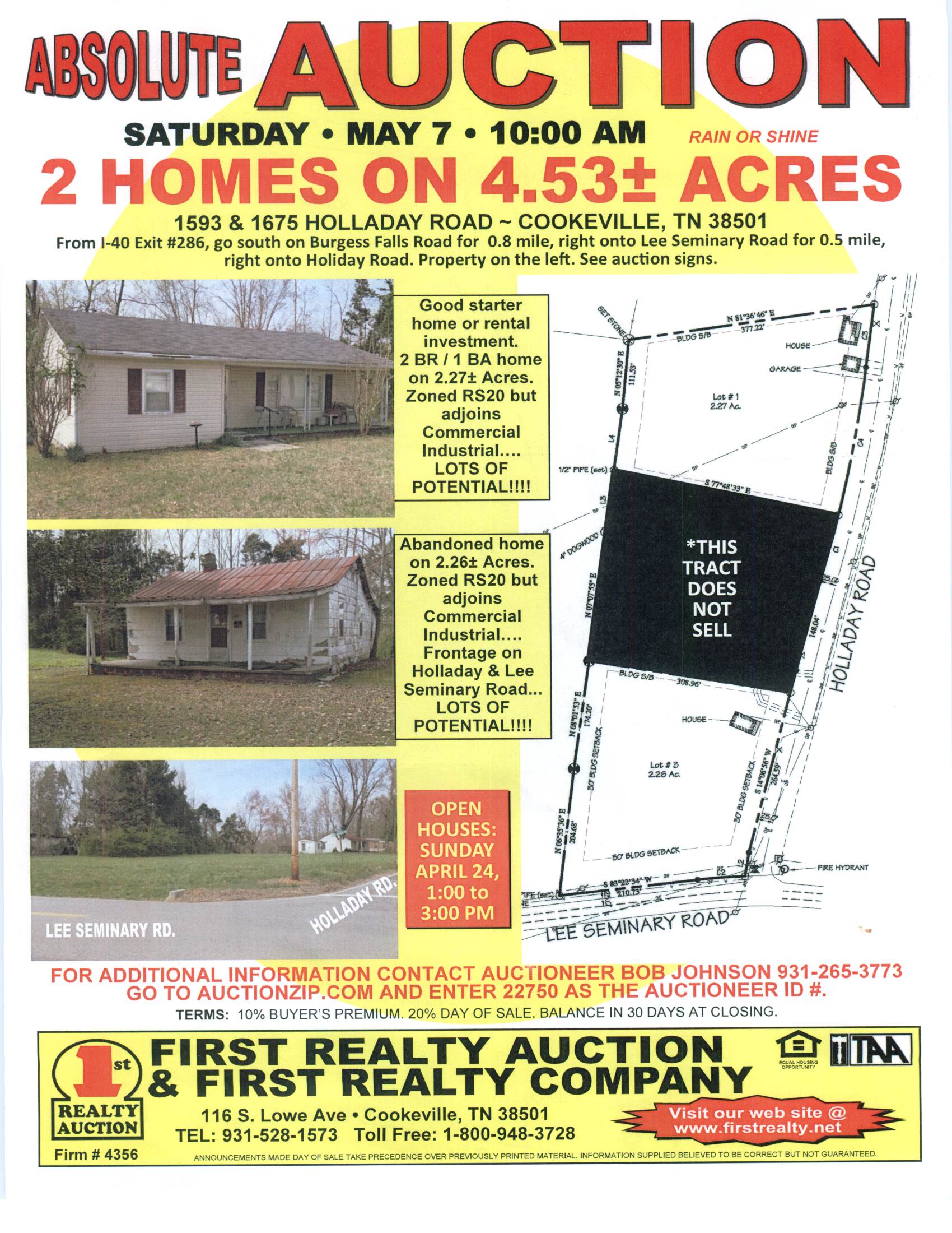 Current Auctions First Realty Company Real Estate Brokerage In Cookeville Tennessee